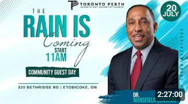 Saturday, July 20, 2024 | Dr. Mansfield Edwards | The Rain is Coming